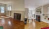 The remodeled interior of a house in Racine, Wisconsin.
