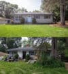 Before and after photo of our Recent Project in Greendale, Milwaukee WI